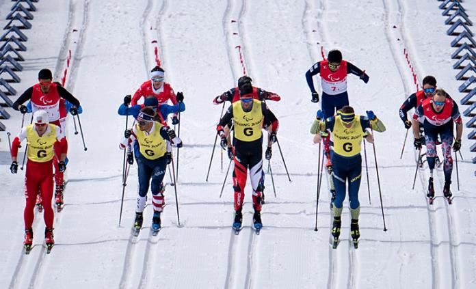 More than 10 athletes, including guides, are competing in Para cross-country skiing